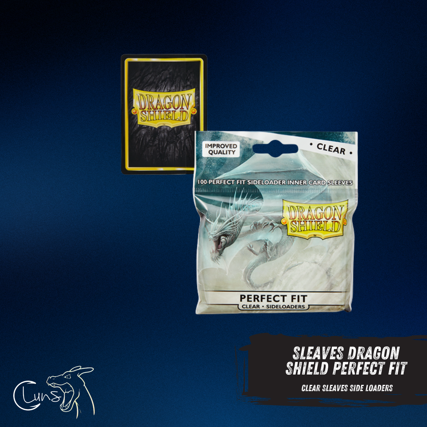DRAGON SHIELD PERFECT FIT CLEAR SLEAVES SIDE LOADERS