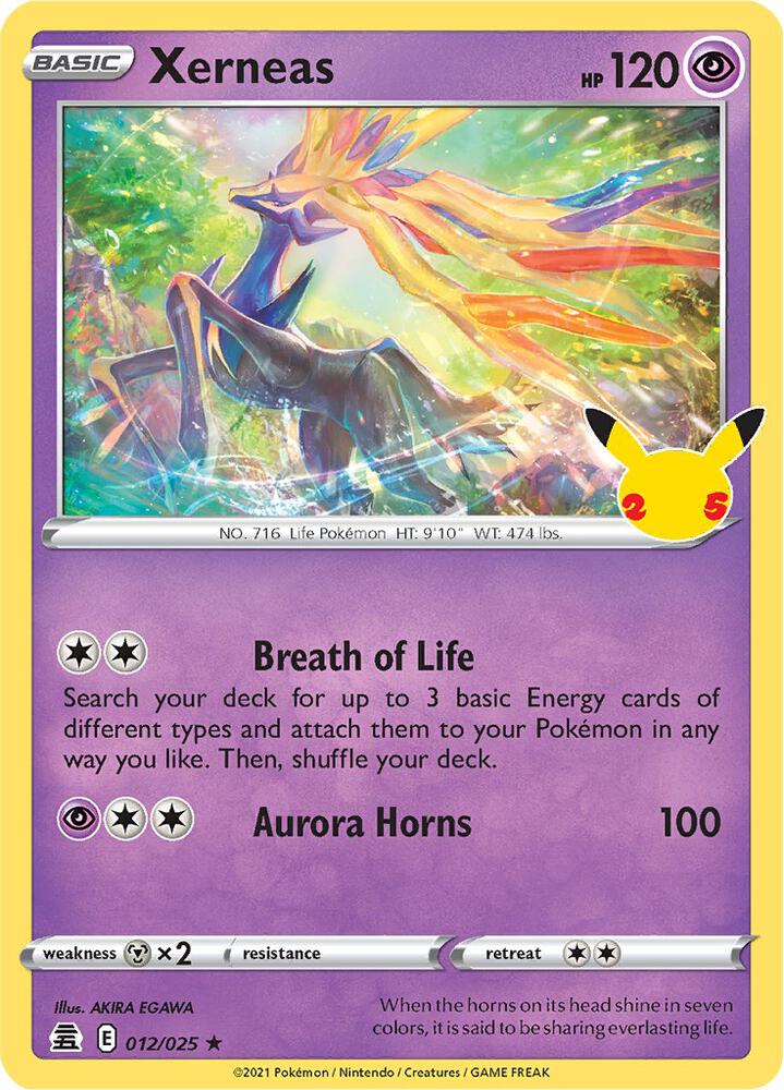 Xerneas - Celebrations (CLB) 012/025