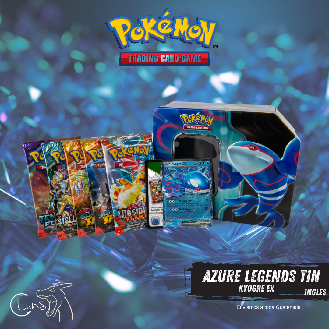 Azure legends tin Kyogre EX ingles