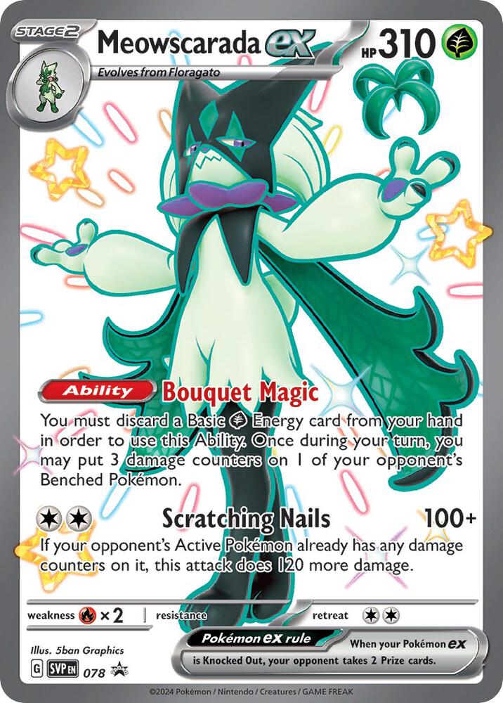 CARTA JUMBO Meowscarada ex - 078 - SV INGLÉS