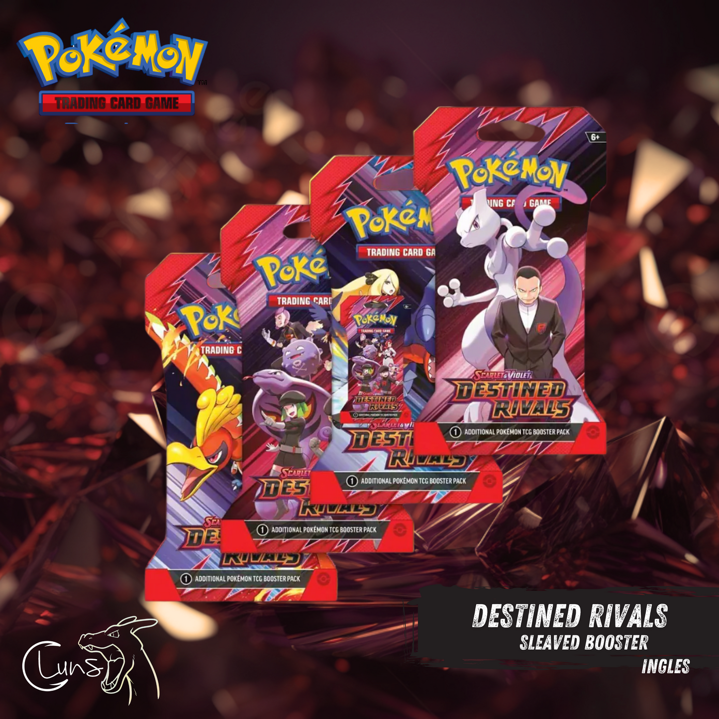 Destined Rivals – Sleeved Booster INGLES
