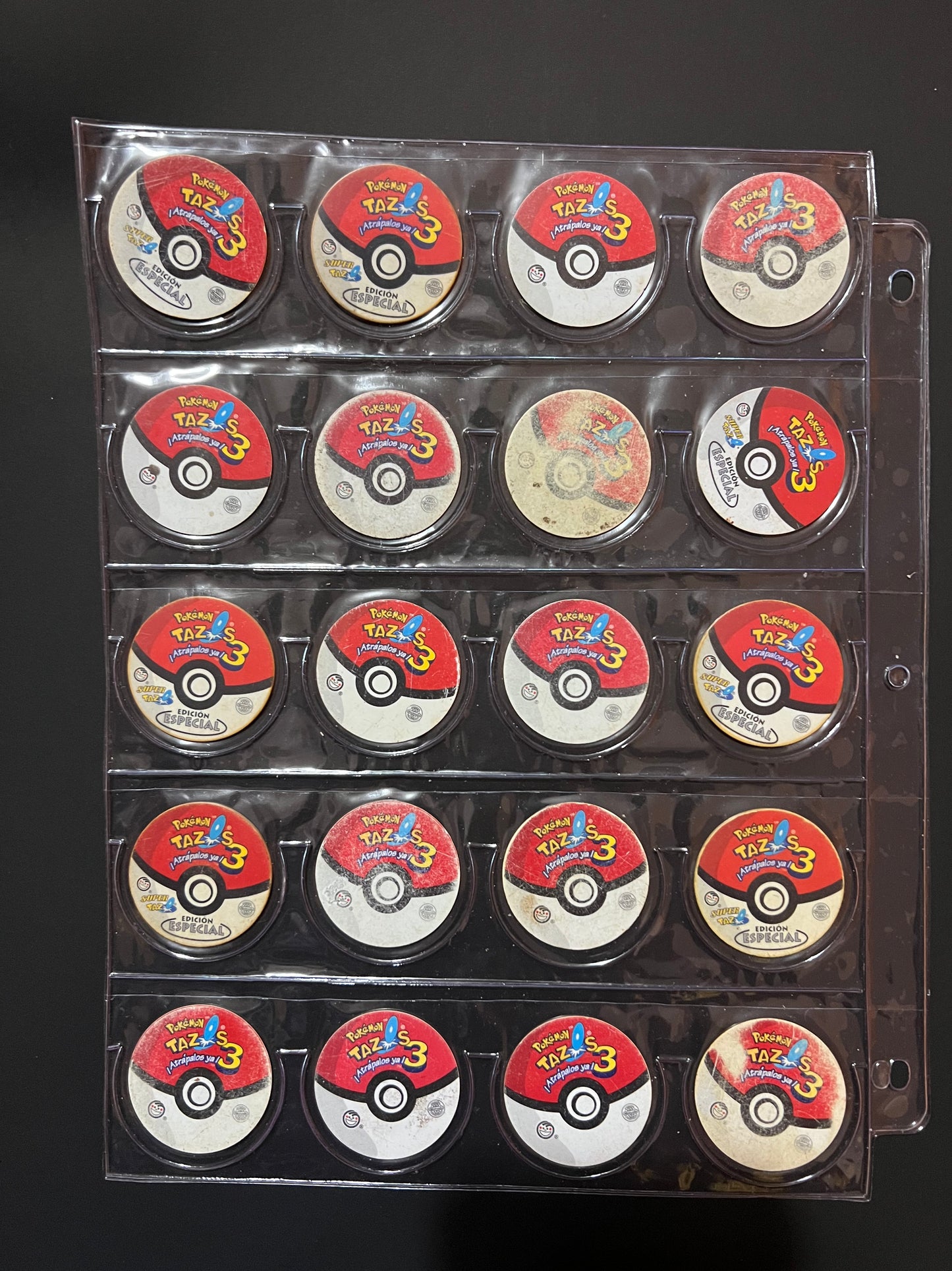 COLECCIÓN TAZOS POKÉMON 3 –(2001) – Juego completo #1