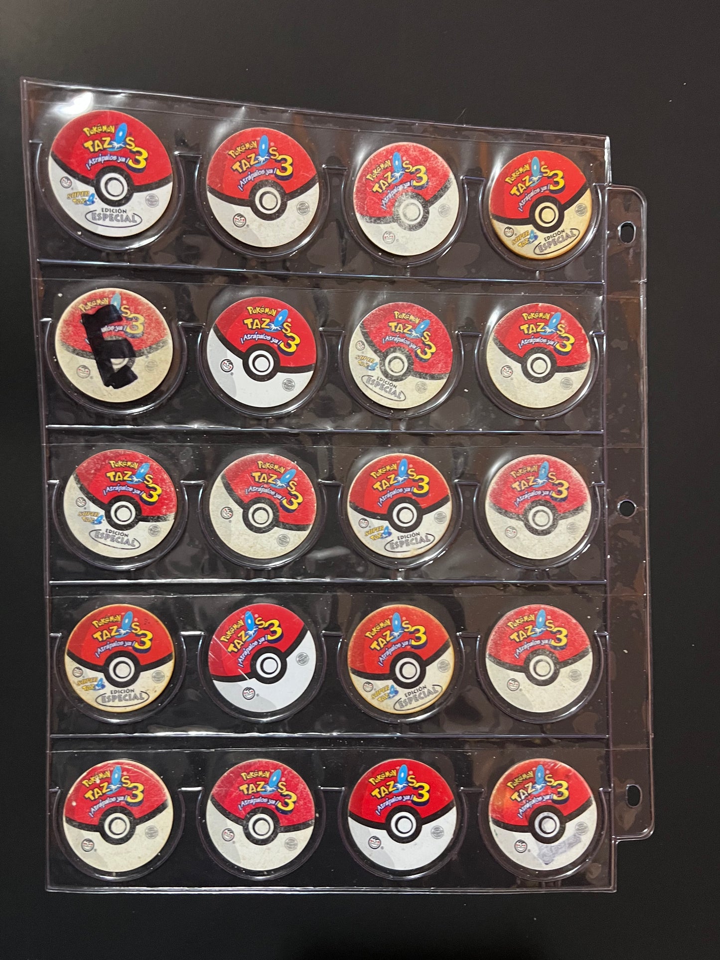 COLECCIÓN TAZOS POKÉMON 3 –(2001) – Juego completo #1
