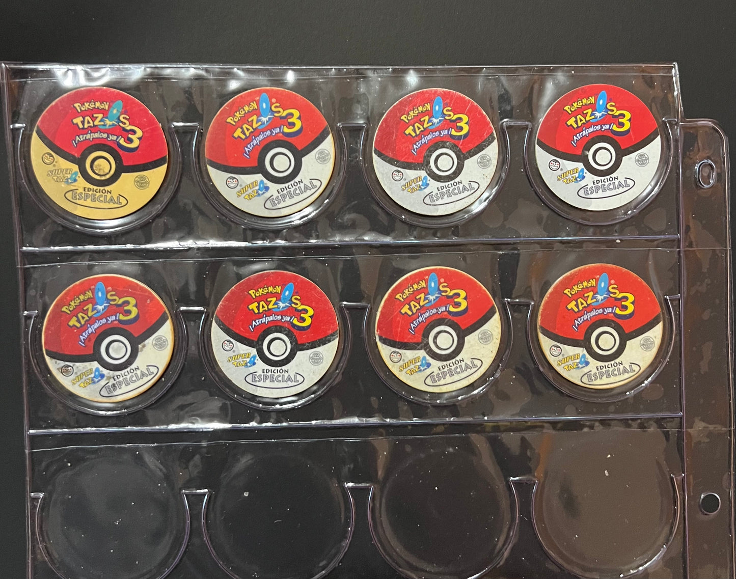 COLECCIÓN TAZOS POKÉMON 3 –(2001) – Juego completo #1