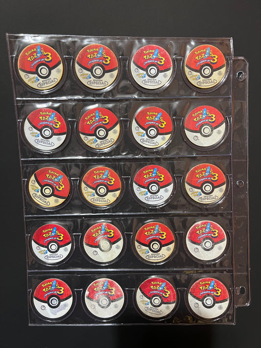 COLECCIÓN TAZOS POKÉMON 3 –(2001) – Juego completo #1