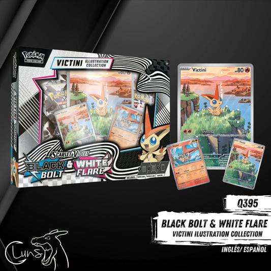 Black Bolt and White Flare Victini Ilustration Collection