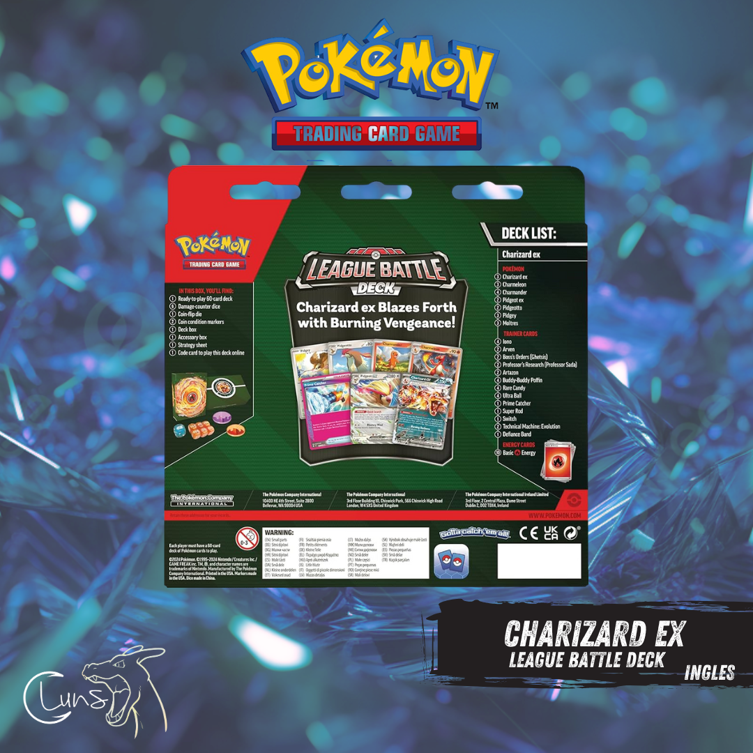Charizard EX League Battle Deck INGLES