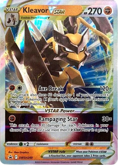 CARTA JUMBO Kleavor Vstar Kleavor VSTAR - SWSH249 Inglés