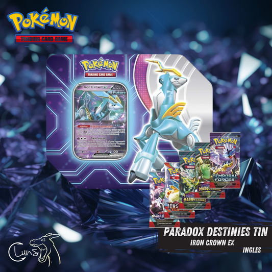 Paradox Destinies Tin Iron Crown ex INGLES