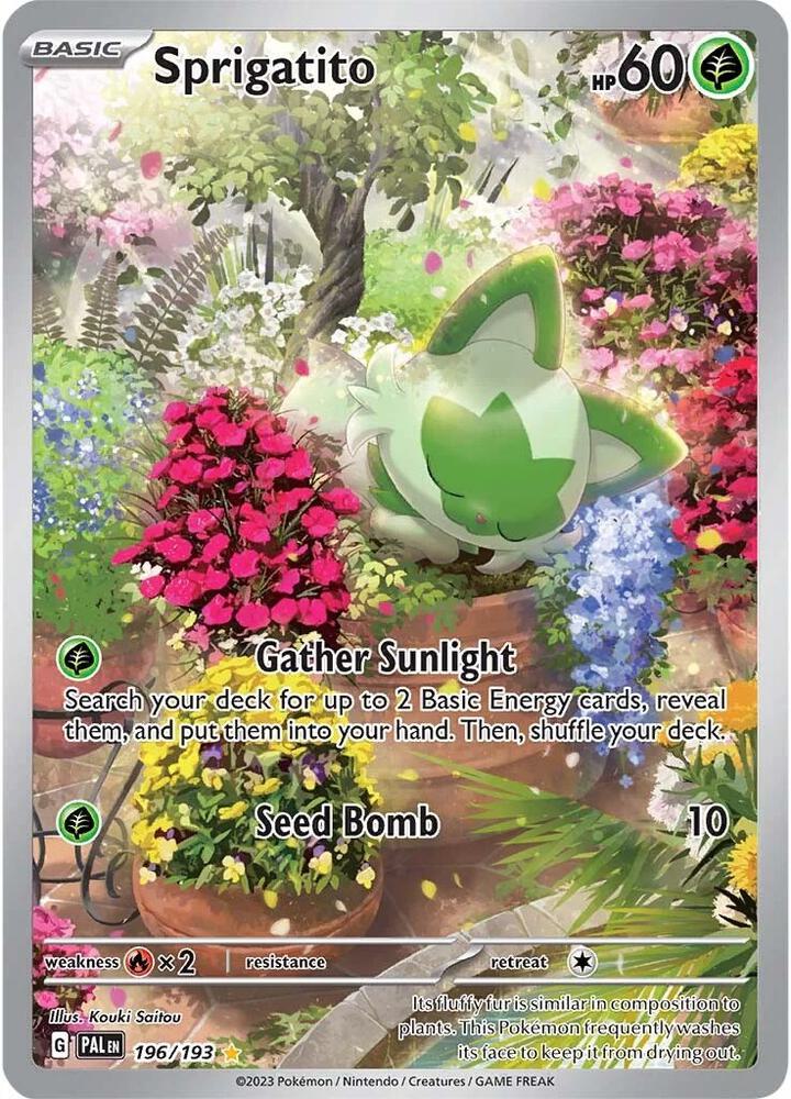 Sprigatito - 196/193 - SV02: Paldea Evolved (PAL)