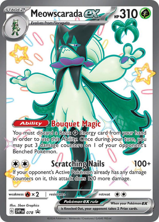 CARTA JUMBO Meowscarada ex - 078 - SV INGLÉS