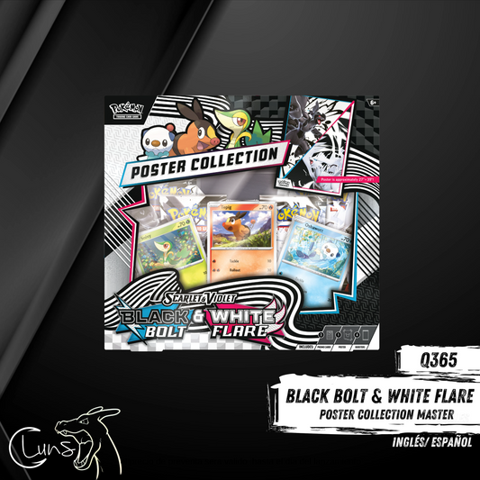 Poster Collection Master – White Flare / Black Bolt