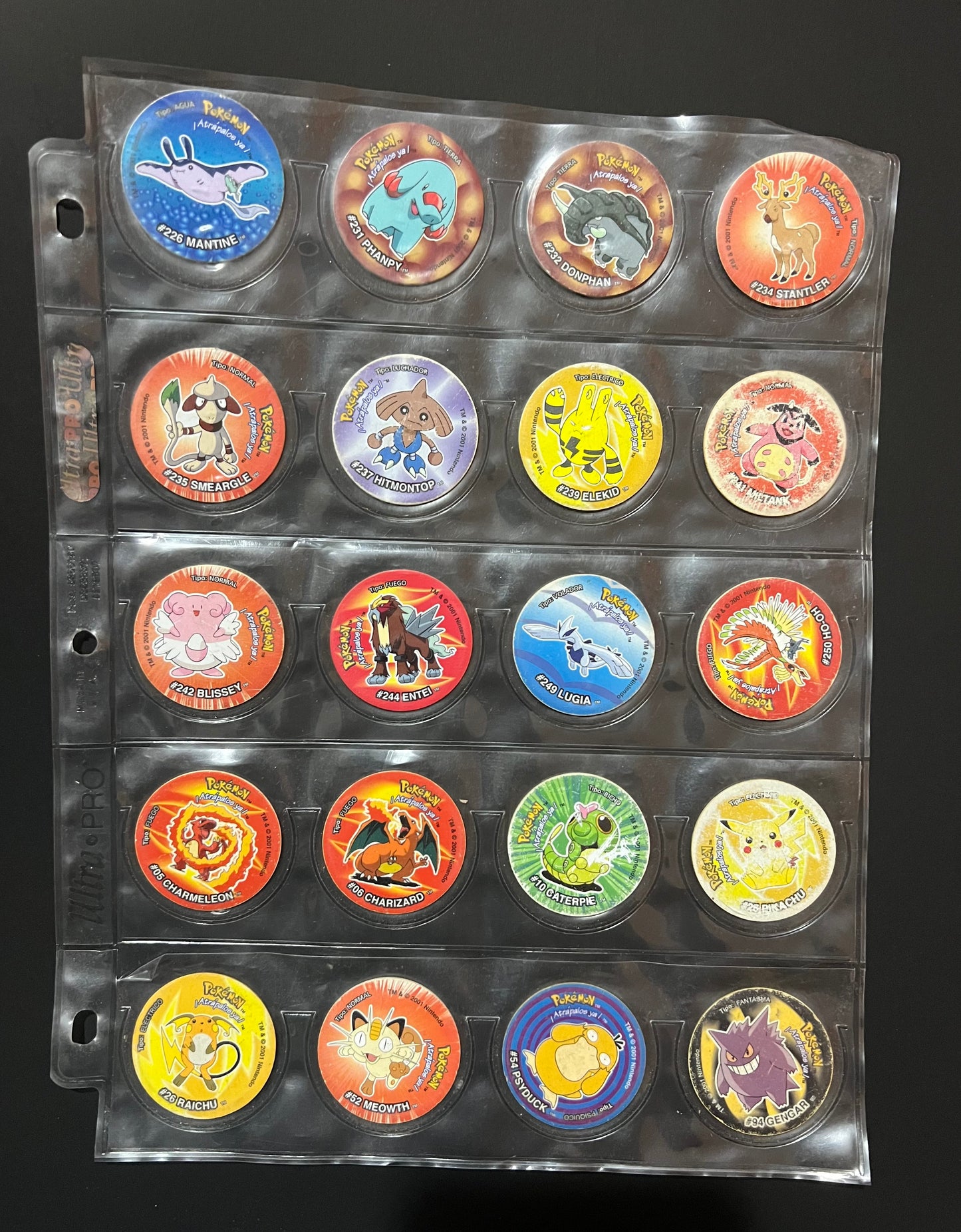 COLECCIÓN TAZOS POKÉMON 3 (2001) – Juego completo #2
