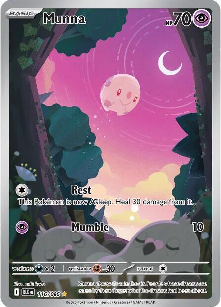 Munna - 116/086 - SV: Black Bolt (BLK)