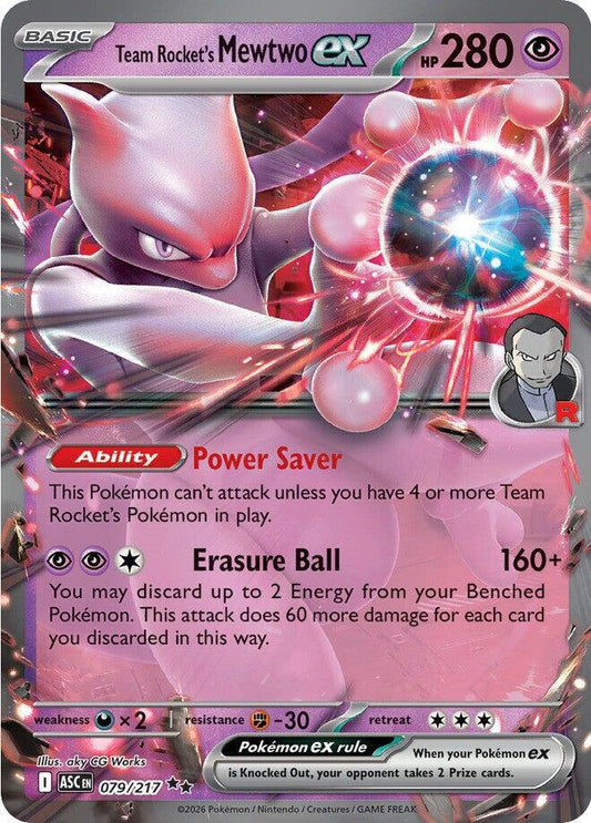 Team Rocket's Mewtwo ex - 079/217 - ME: Ascended Heroes (ASC)