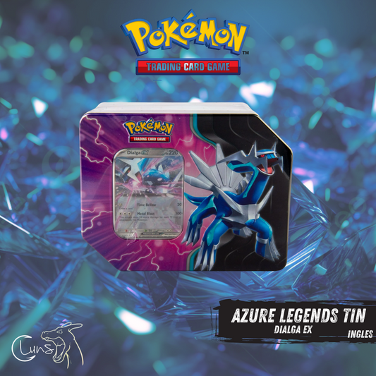 Azure legends tin Dialga EX  INGLES