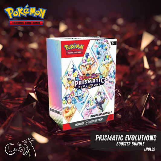 Prismatic Evolutions booster bundle ingles