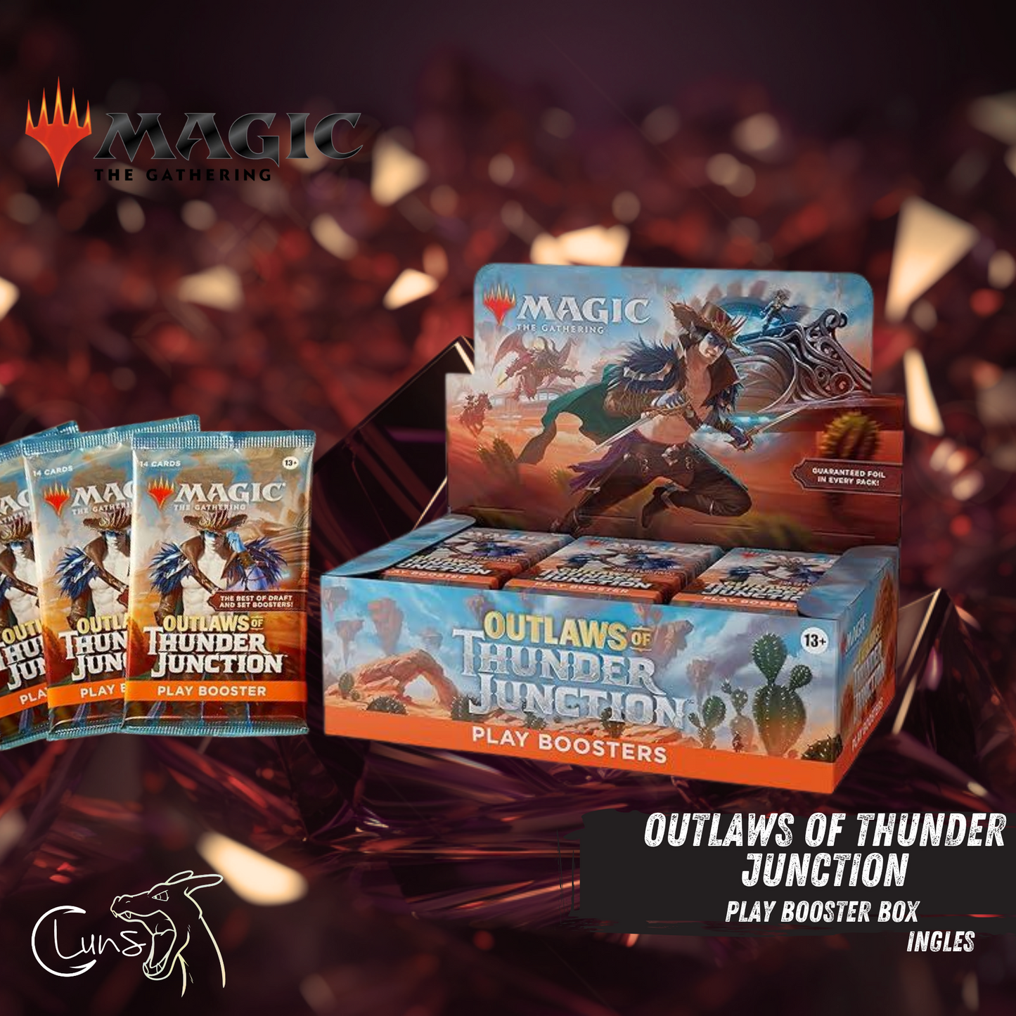 MAGIC PLAY BOOSTER BOX – OUTLAWS OF THUNDER JUNCTION INGLES