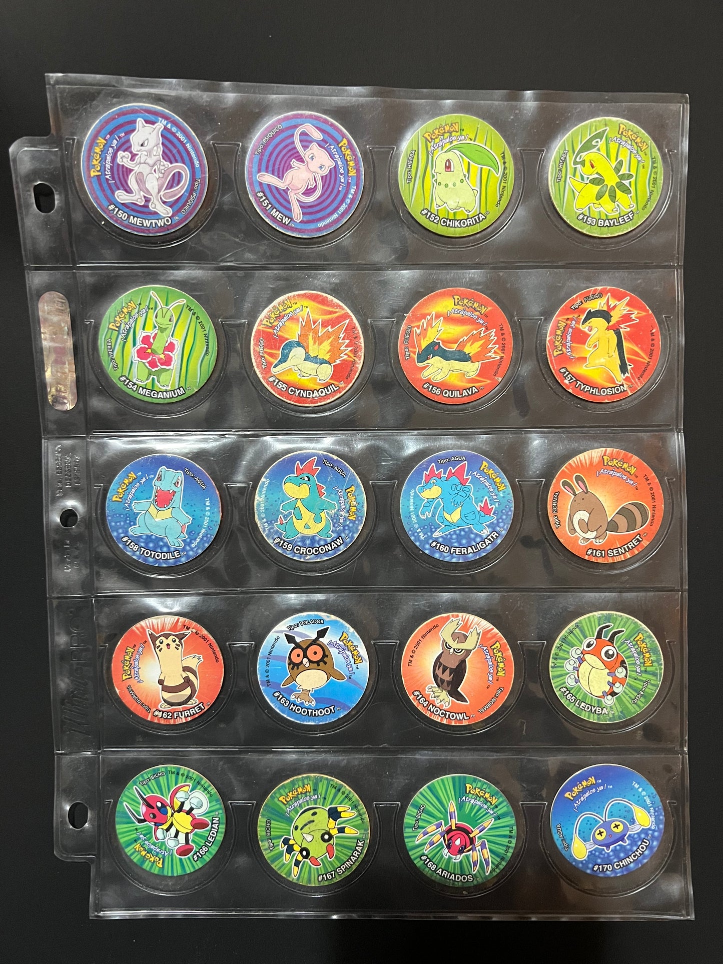 COLECCIÓN TAZOS POKÉMON 3 (2001) – Juego completo #2