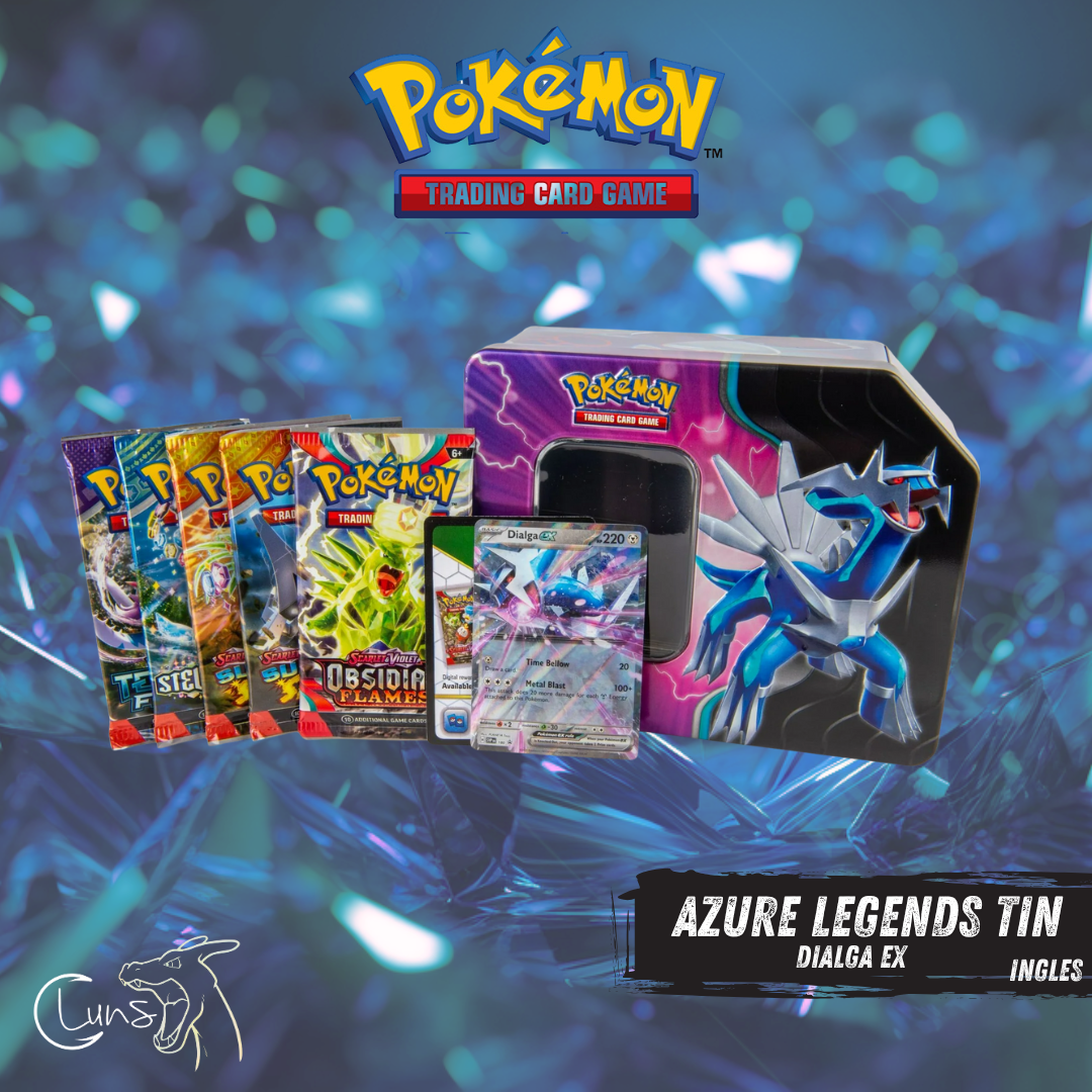 Azure legends tin Dialga EX  INGLES