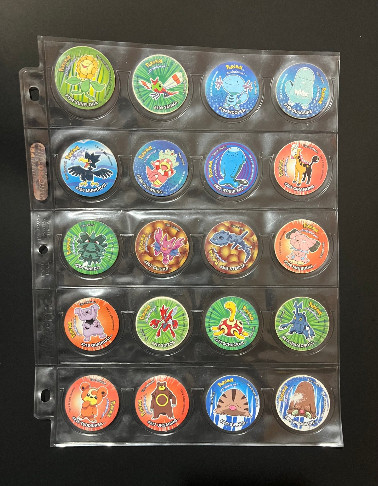 COLECCIÓN TAZOS POKÉMON 3 (2001) – Juego completo #2