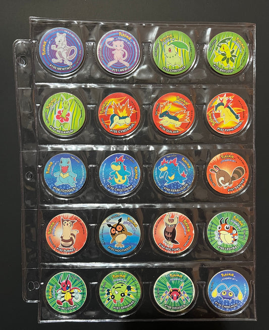 COLECCIÓN TAZOS POKÉMON 3 –(2001) – Juego completo #1