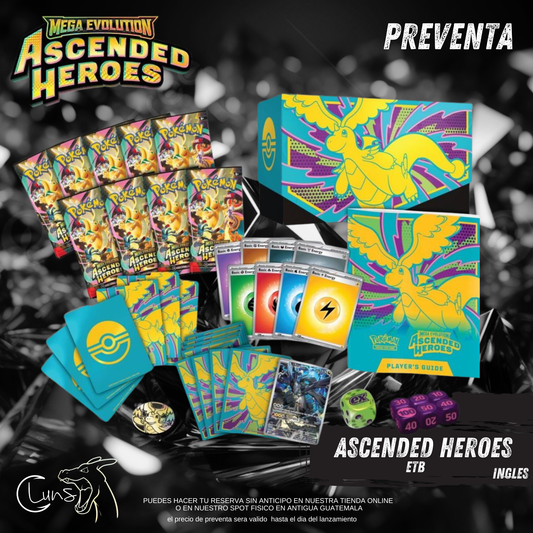 PREVENTA Ascended Heroes ETB ingles